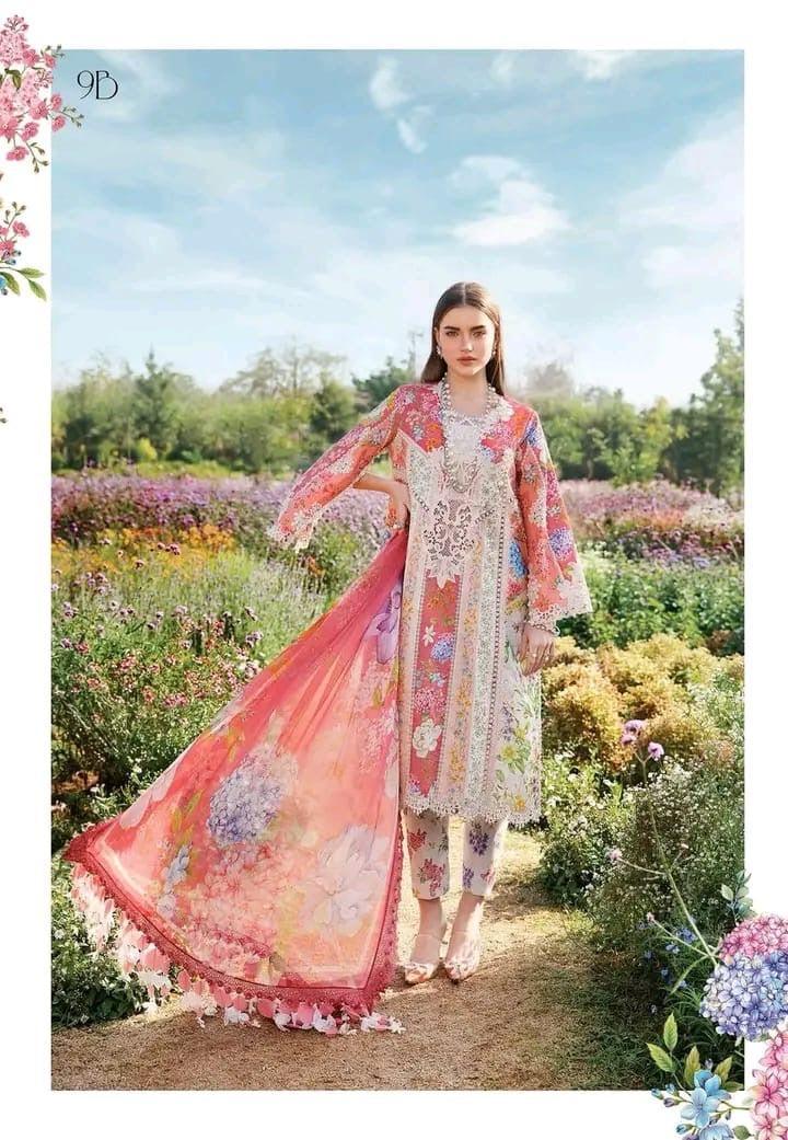 Maria B Lawn Suit-Lawn Suits-Replica Zone