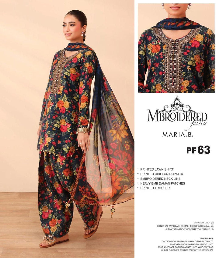 Maria B Lawn Suit-Lawn Suits-Replica Zone