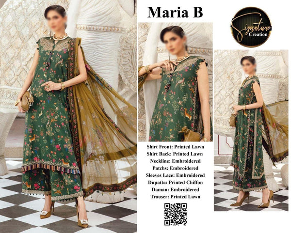 Maria B Lawn Suit-Lawn Suits-Replica Zone