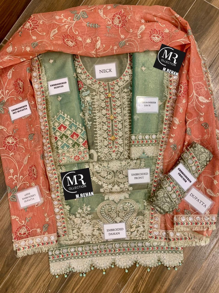 Maria B Masuri Bridal Suit-Bridal Suits-Replica Zone