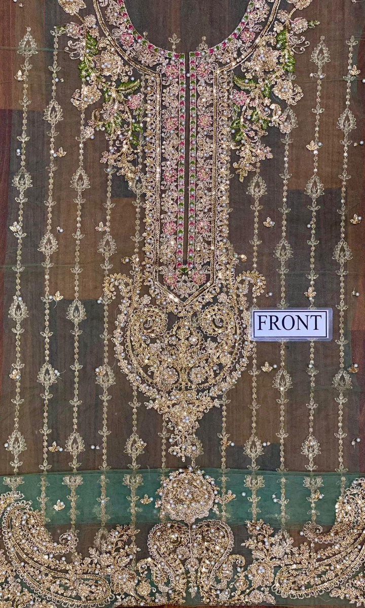 Maria B Net Bridal Suit-Bridal Suits-Replica Zone