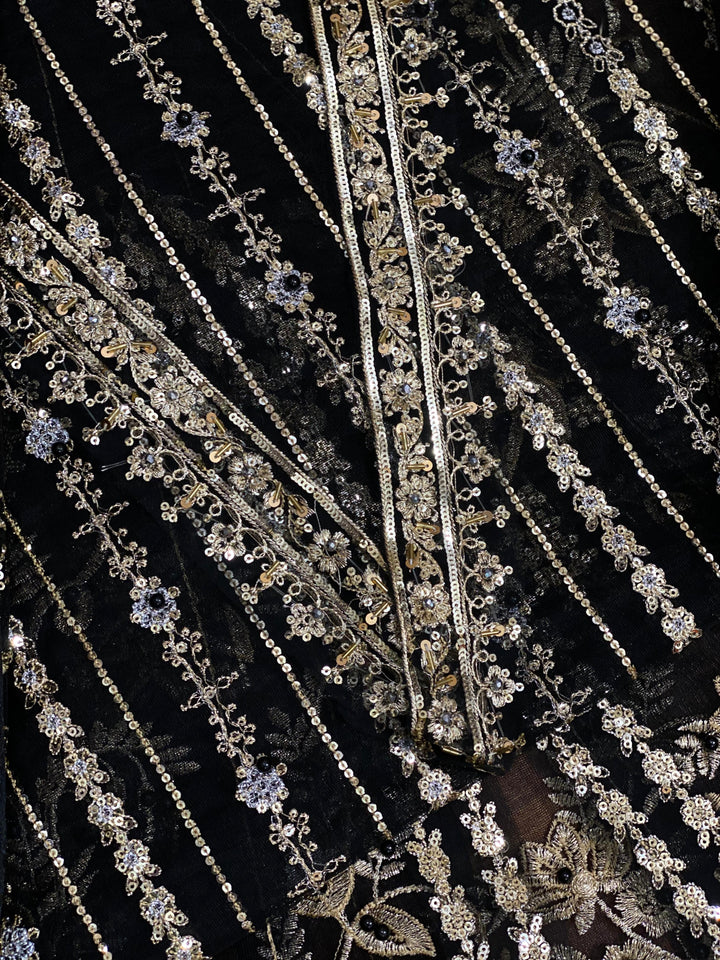 Maria B Net Frock-Bridal Suits-Replica Zone