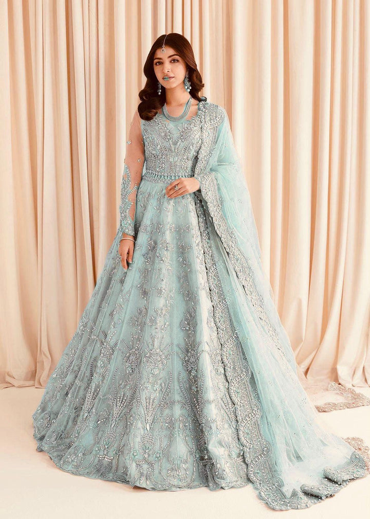 Maria B Net Frock-Bridal Suits-Replica Zone