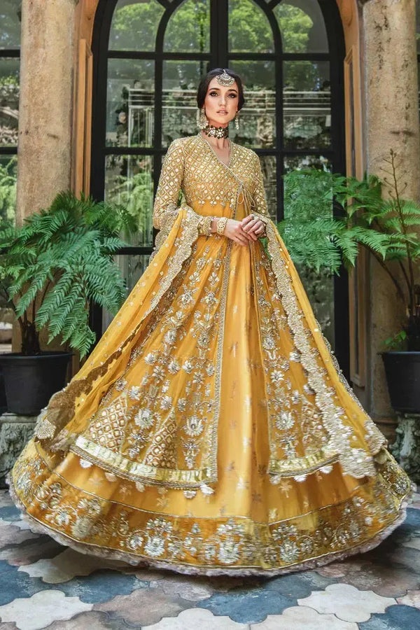 Maria B Net Frock-Bridal Suits-Replica Zone