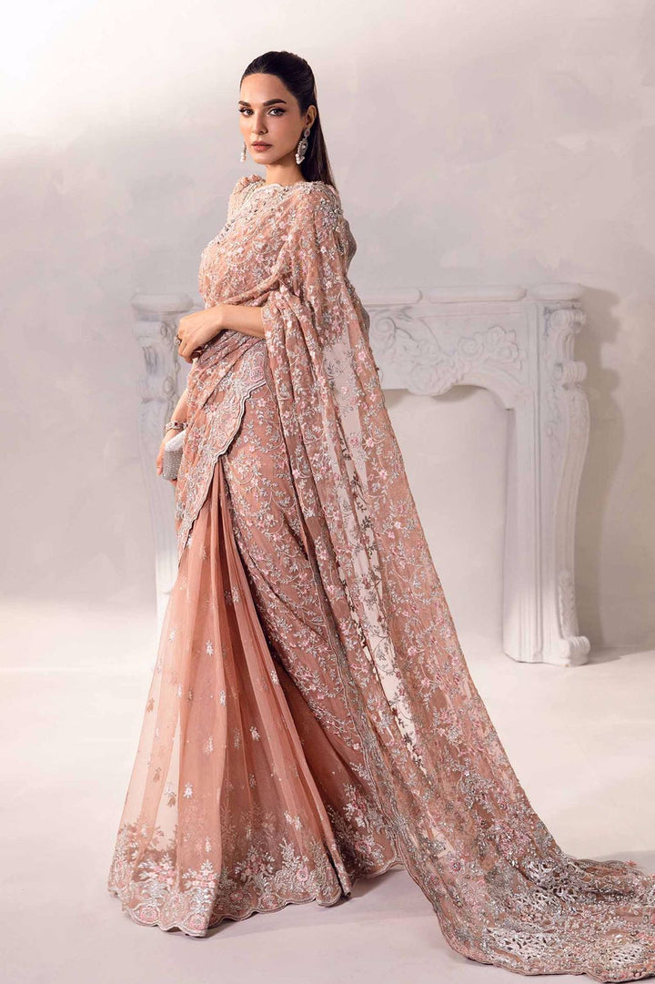 Maria B Net Saree-Bridal Suits-Replica Zone