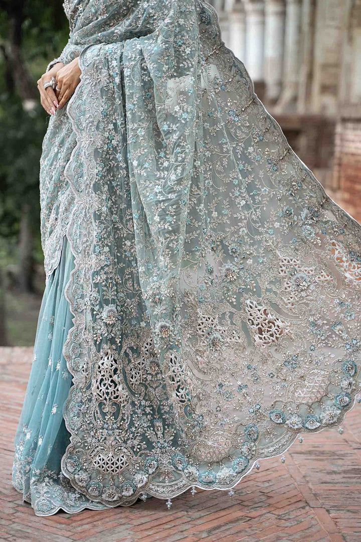 Maria B Net Saree-Bridal Suits-Replica Zone