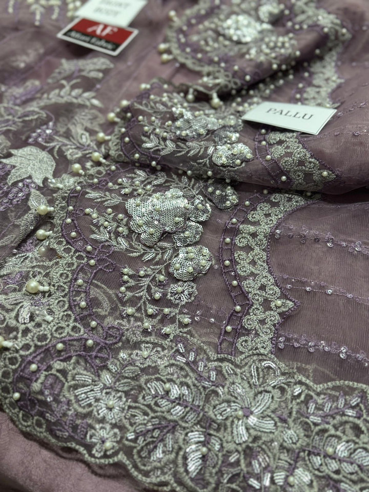 Maria B Net Saree-Bridal Suits-Replica Zone