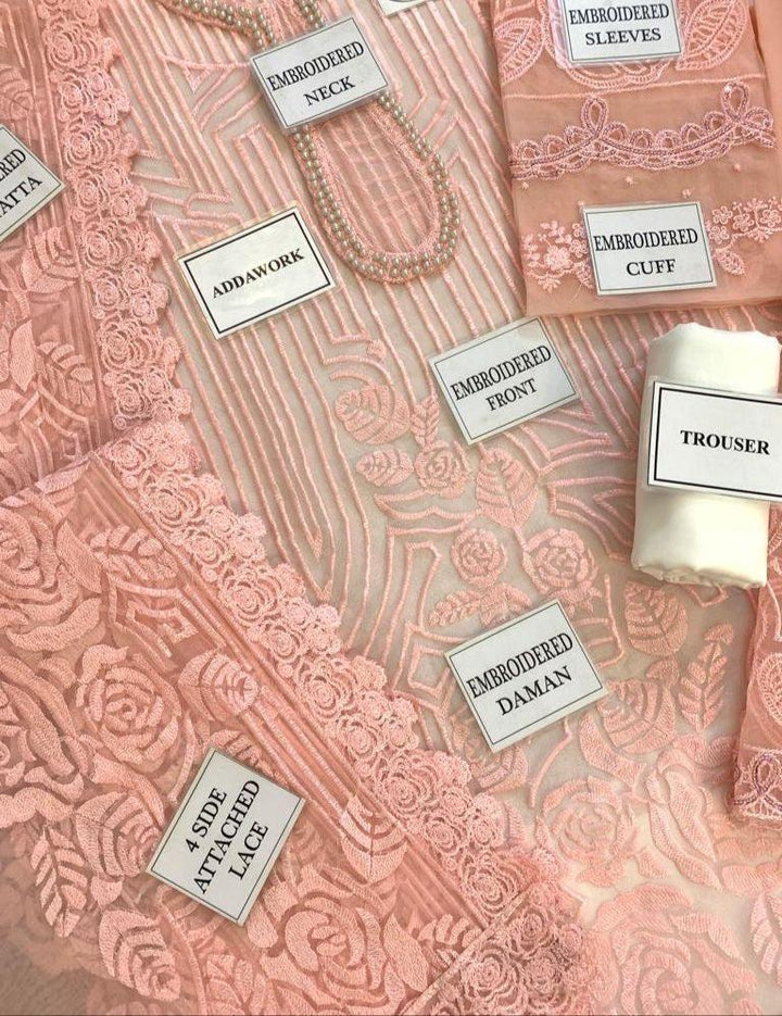 Maria B Organza Suit-Replica Suits-Replica Zone