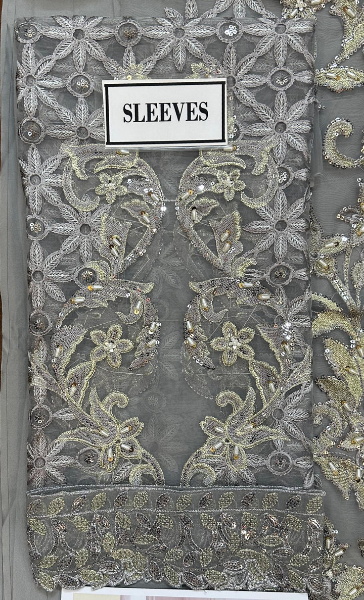 Maria B Organza Suit-Replica Suits-Replica Zone