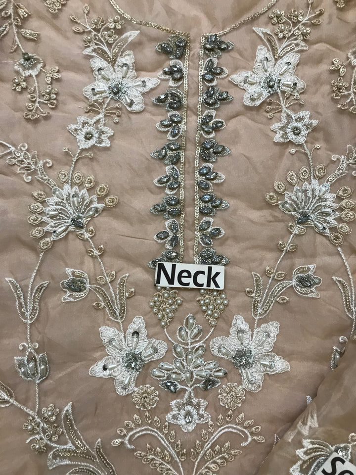 Maria B Organza Suit-Replica Suits-Replica Zone