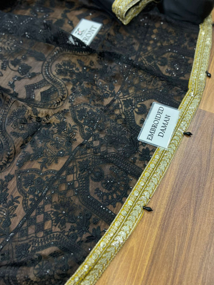 Maria B Organza Suit-Replica Suits-Replica Zone