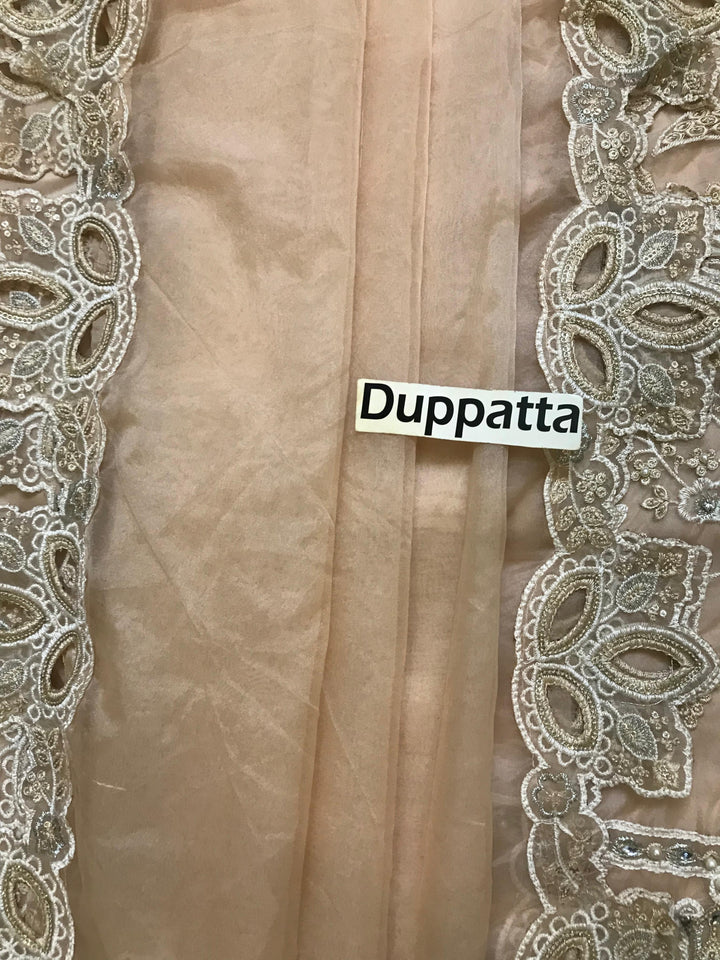 Maria B Organza Suit-Replica Suits-Replica Zone