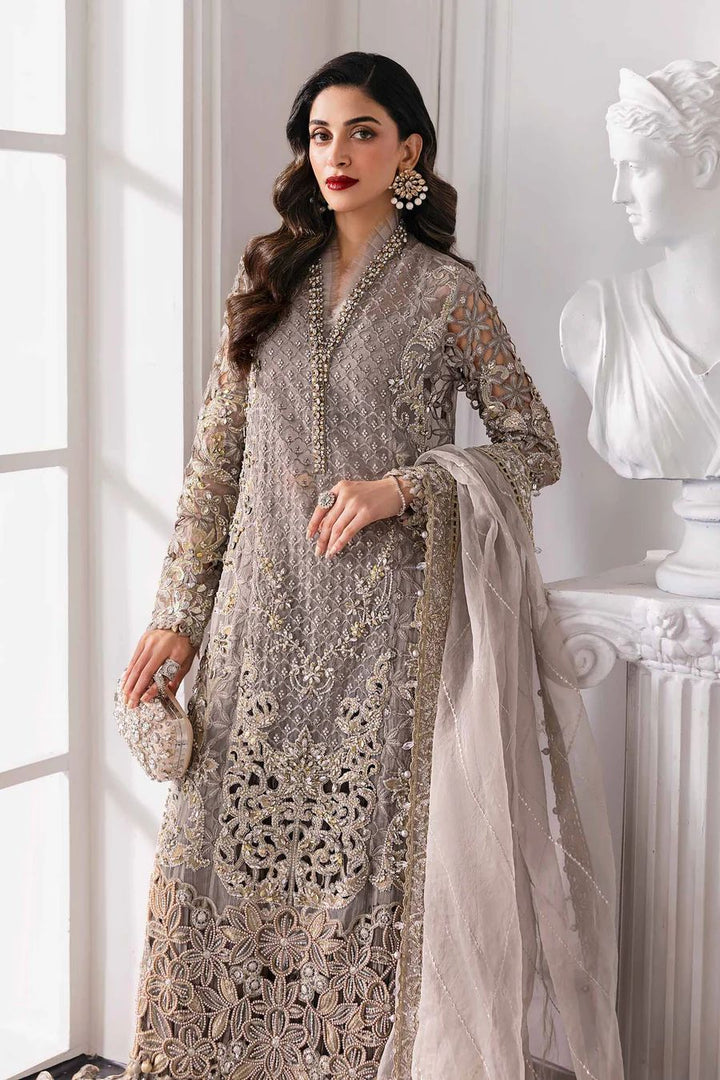Maria B Organza Suit-Replica Suits-Replica Zone