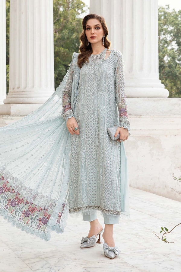 Maria B Organza Suit-Replica Suits-Replica Zone