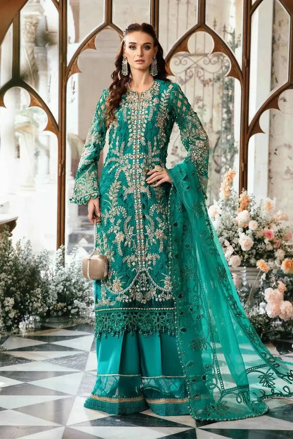 Maria B Organza Suit-Replica Suits-Replica Zone
