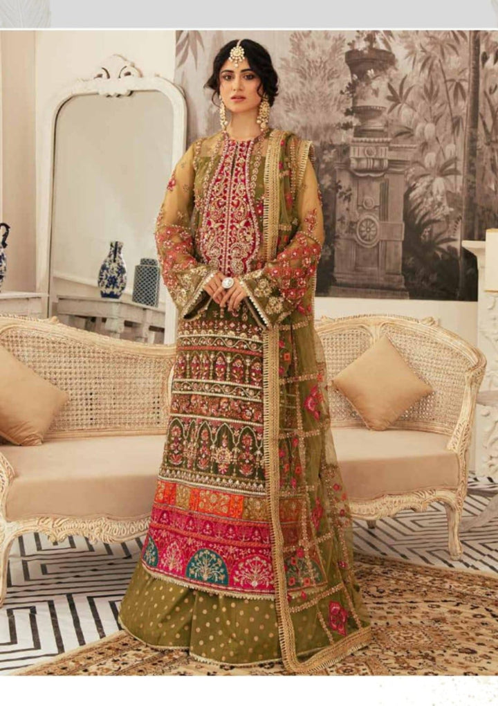 Maria B Organza Suit-Bridal Suits-Replica Zone