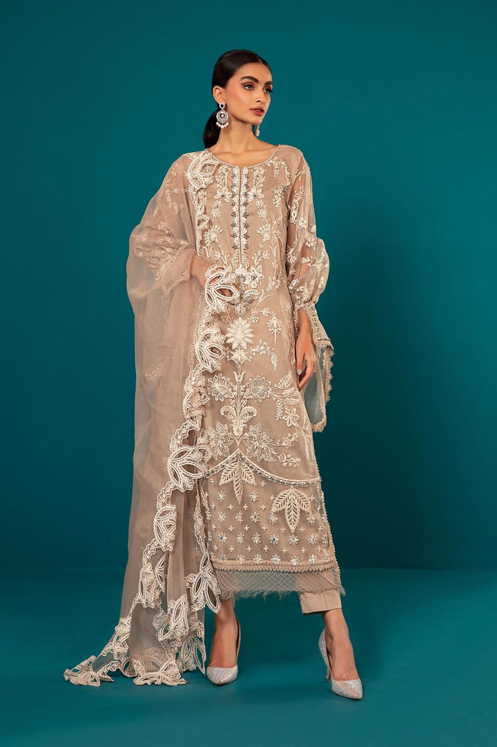 Maria B Organza Suit-Replica Suits-Replica Zone