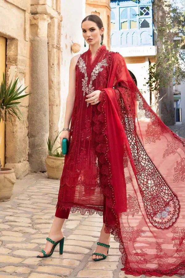 Maria B Organza Suit-Lawn Suits-Replica Zone