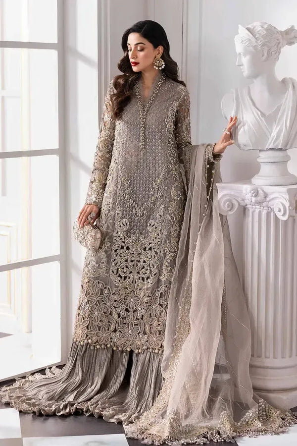 Maria B Organza Suit-Replica Suits-Replica Zone