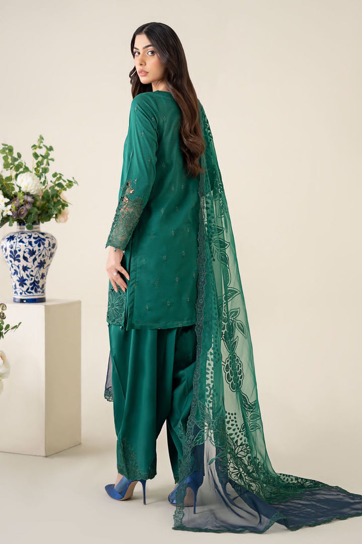 Maria B Silk Suit-Replica Suits-Replica Zone