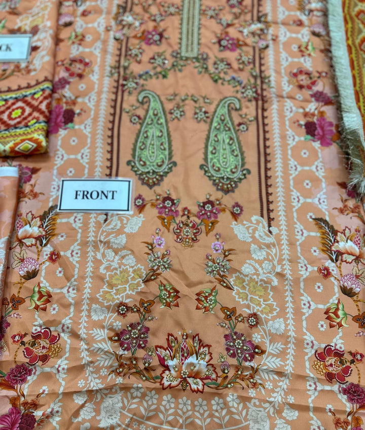 Marjjan Cotton Suit-Cotton Suits-Replica Zone