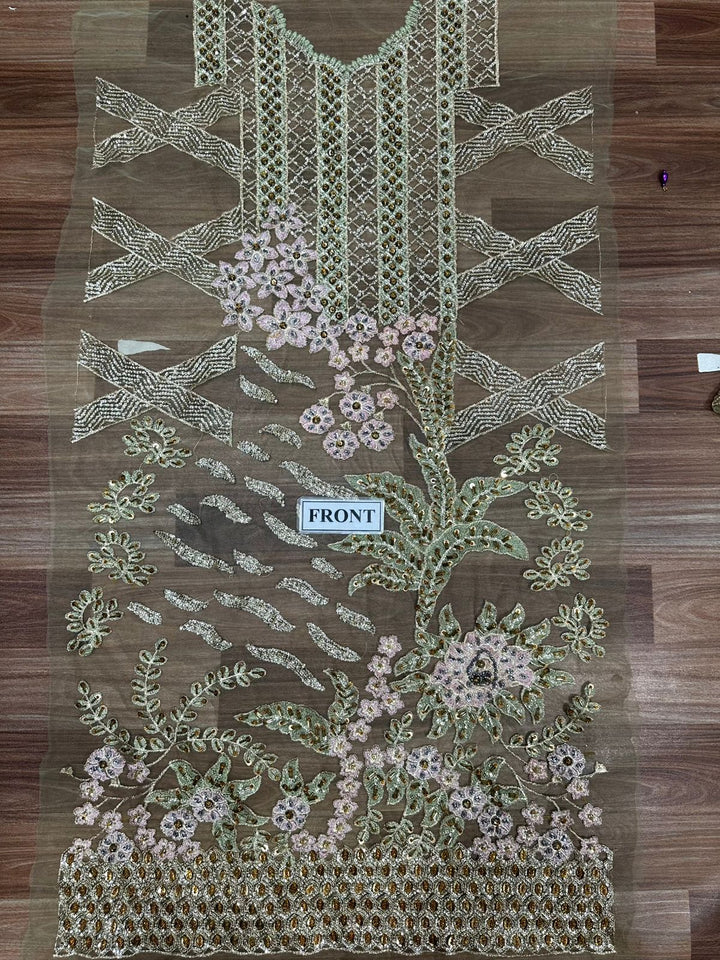 Maryam Hussain Net Suit-Replica Suits-Replica Zone