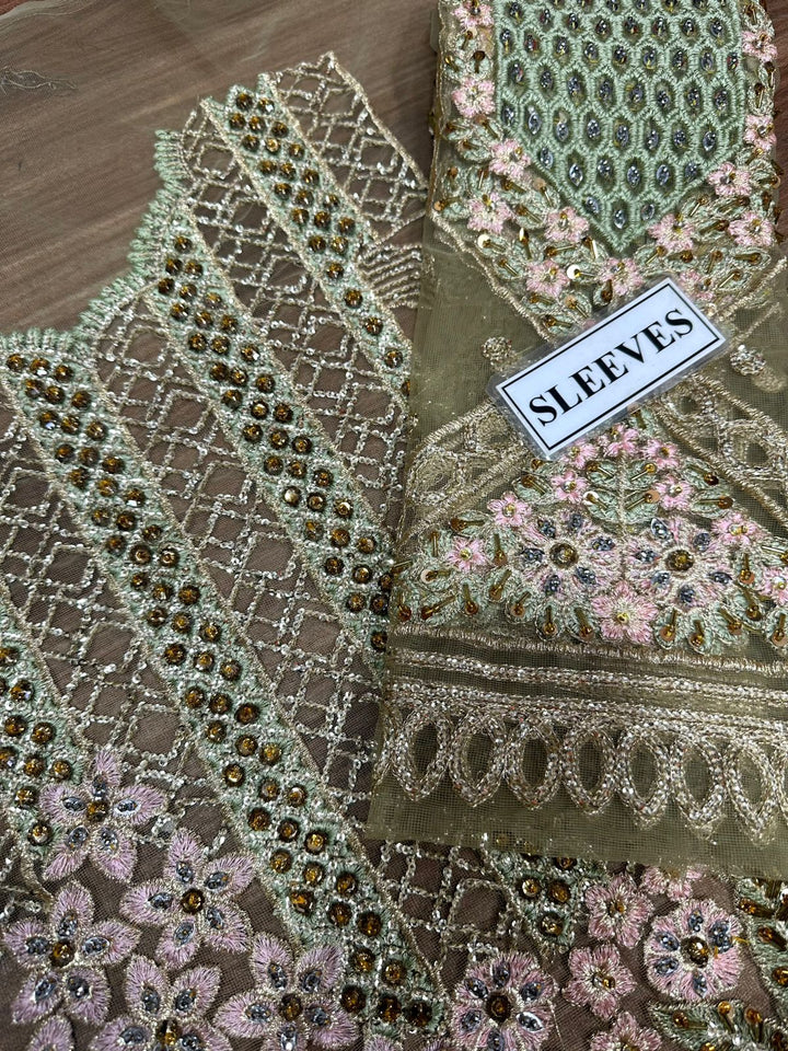 Maryam Hussain Net Suit-Replica Suits-Replica Zone