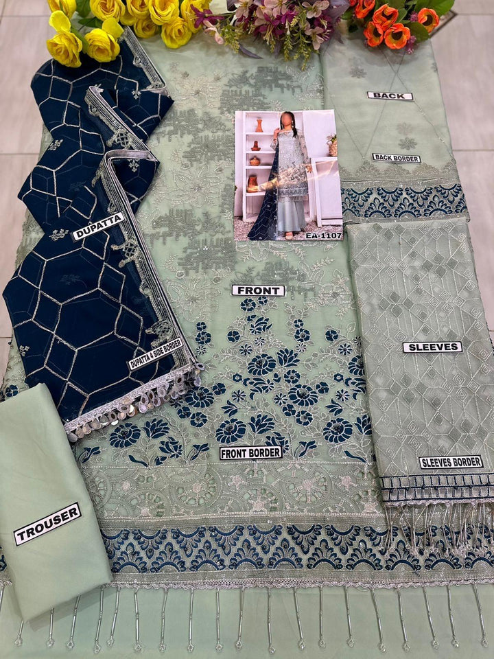 Maryams Chffon Suit-Replica Suits-Replica Zone