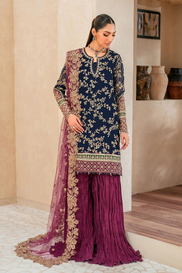 Maryams Chiffon Suit-Replica Suits-Replica Zone