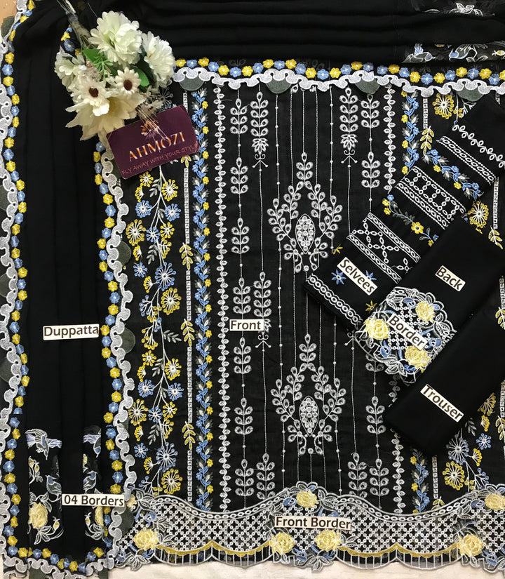 Maryams Lawn Suit-Lawn Suits-Replica Zone