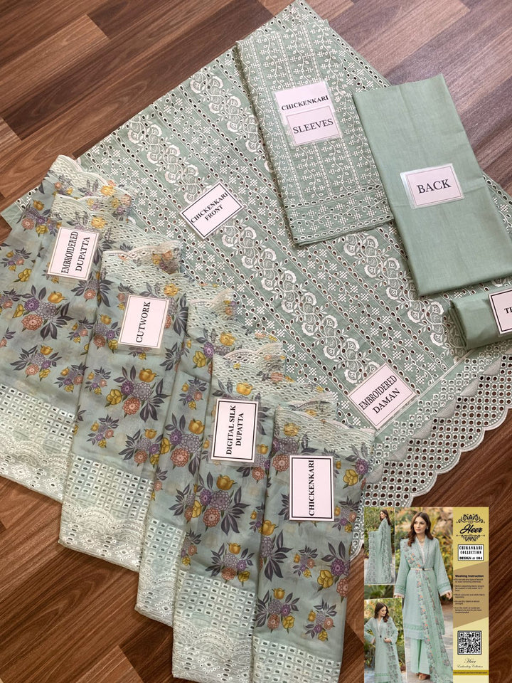 Maryams Lawn Suit-Lawn Suits-Replica Zone