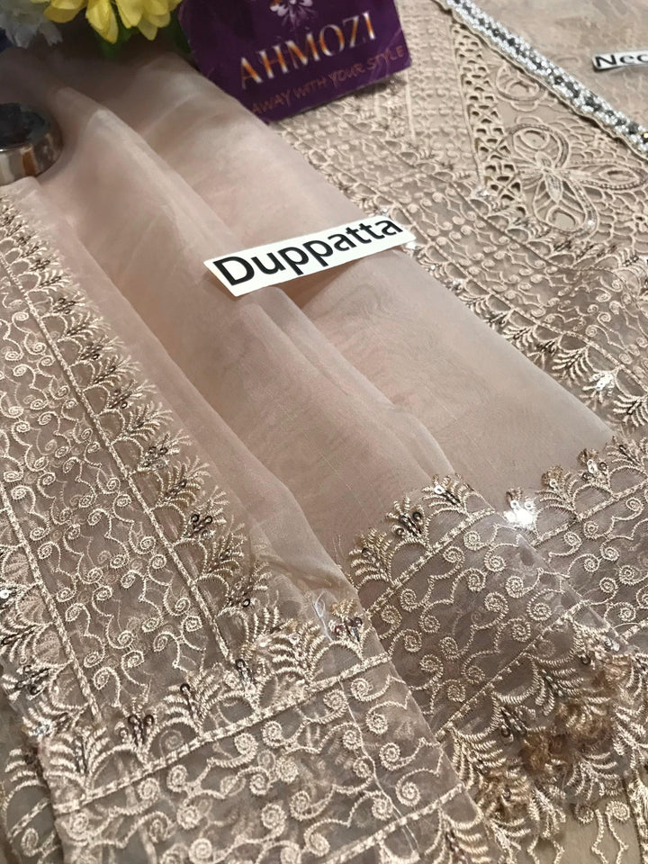 Maryams Organza Suit-Replica Suits-Replica Zone