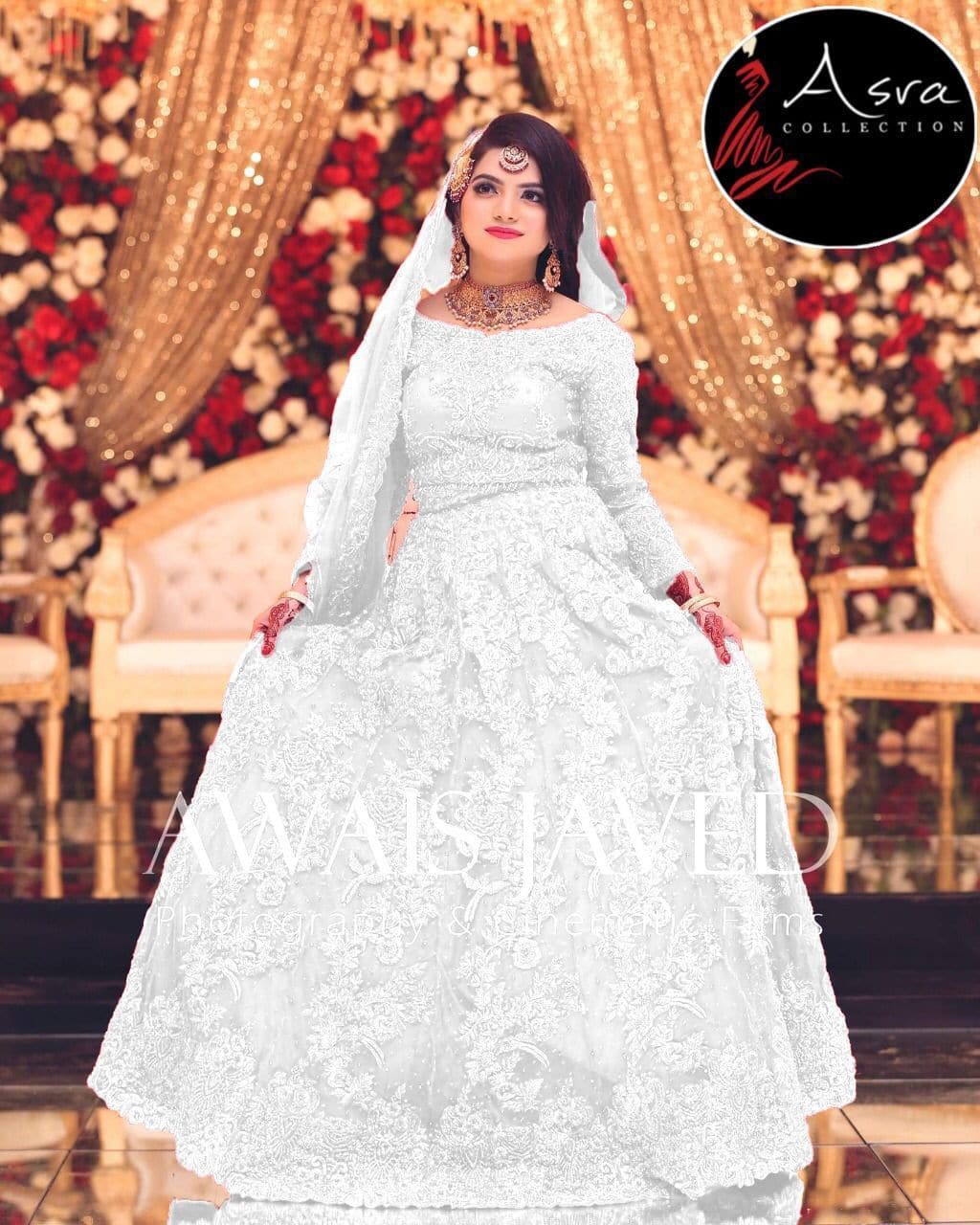 Maryams Net Bridal Suit-Bridal Suits-Replica Zone