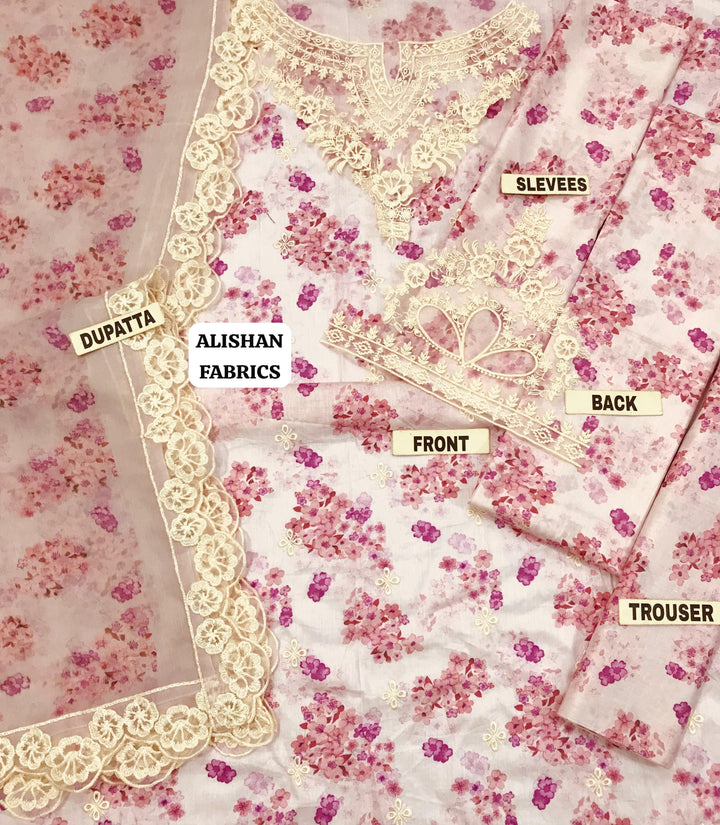 Mohagni Lawn Suit-Lawn Suits-Replica Zone