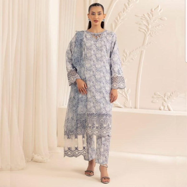 Mohagni Lawn Suit-Lawn Suits-Replica Zone
