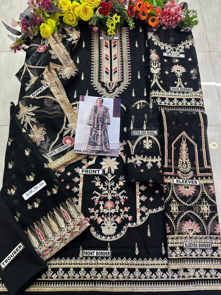 Mohsin Naveed Organza Bridal Suit-Bridal Suits-Replica Zone