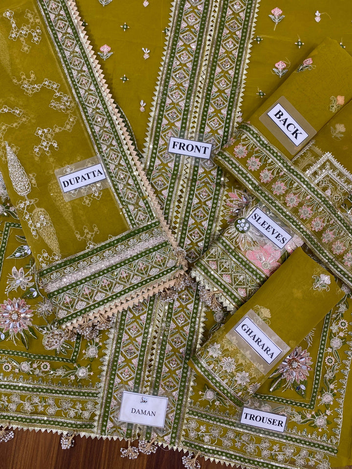 Mohsin Naveed Organza Suit-Bridal Suits-Replica Zone