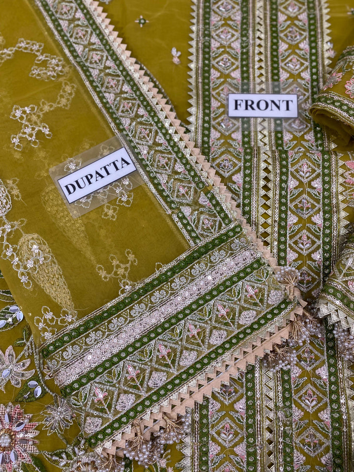 Mohsin Naveed Organza Suit-Bridal Suits-Replica Zone