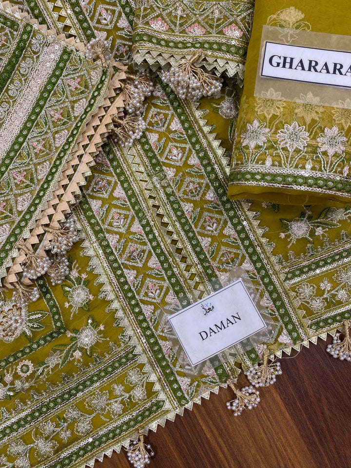 Mohsin Naveed Organza Suit-Bridal Suits-Replica Zone