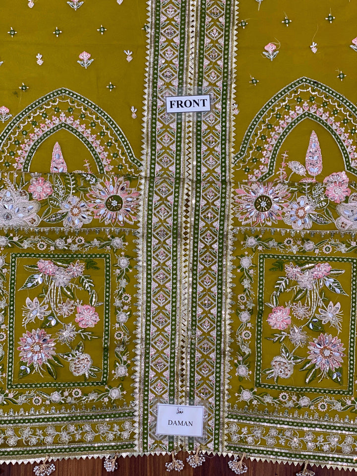 Mohsin Naveed Organza Suit-Bridal Suits-Replica Zone