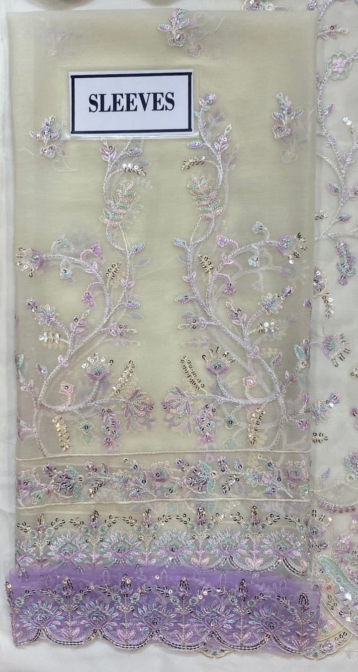 Mushq Chiffon Suit-Replica Suits-Replica Zone