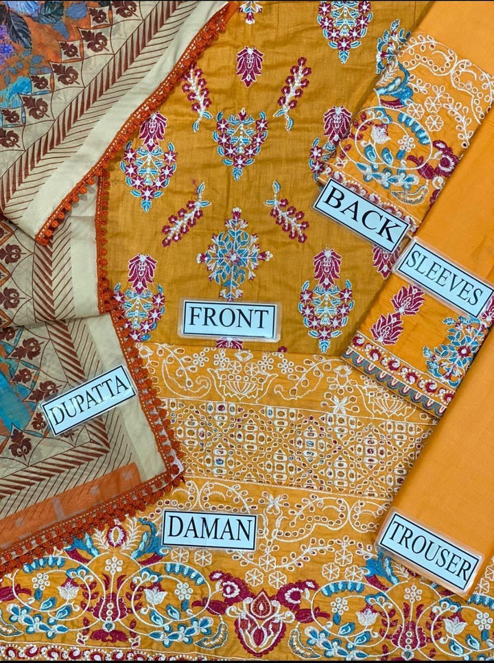 Mushq Cotton Suit-Cotton Suits-Replica Zone
