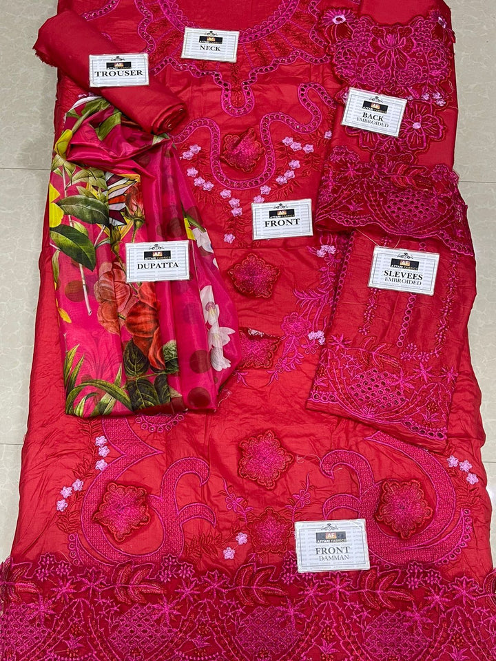 Mushq Lawn Suit-Lawn Suits-Replica Zone