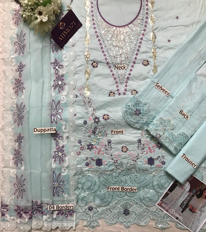 Mushq Lawn Suit-Lawn Suits-Replica Zone