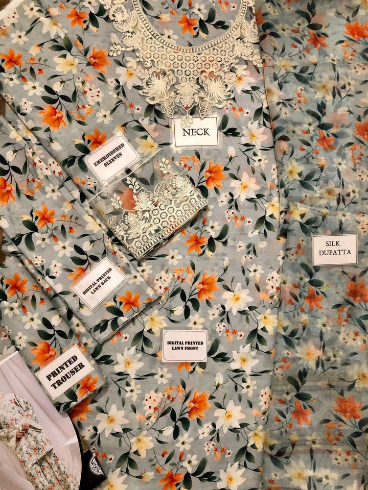 Mushq Lawn Suit-Lawn Suits-Replica Zone