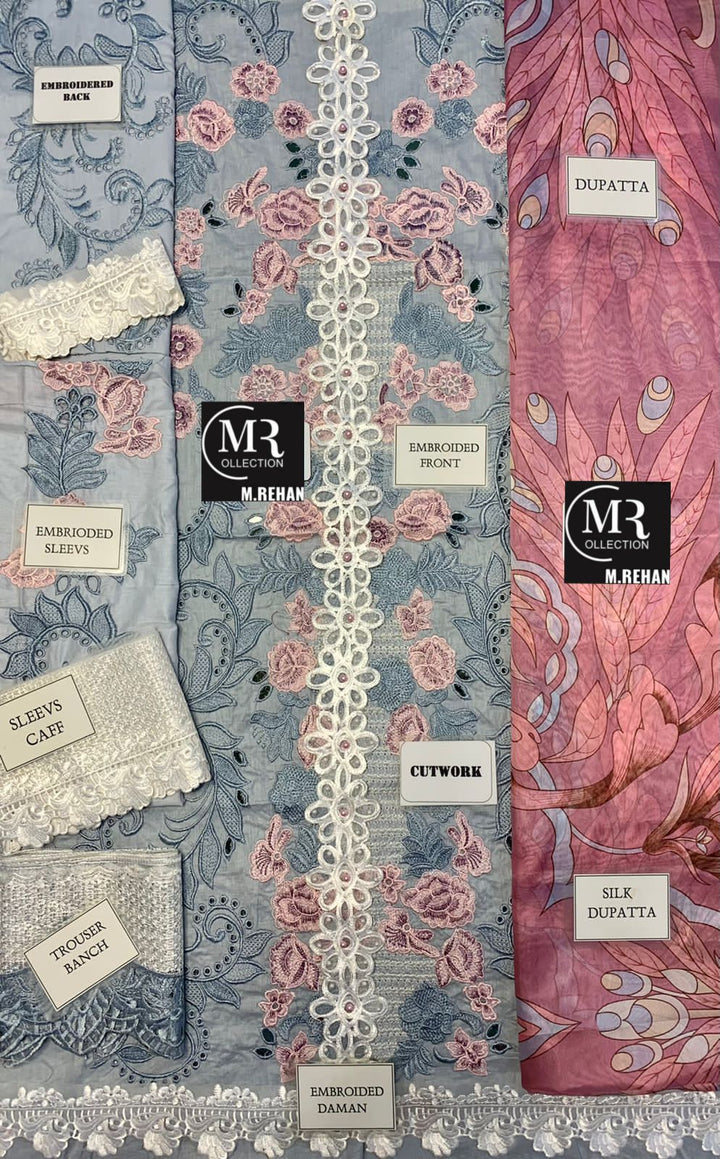 Mushq Lawn Suit-Lawn Suits-Replica Zone