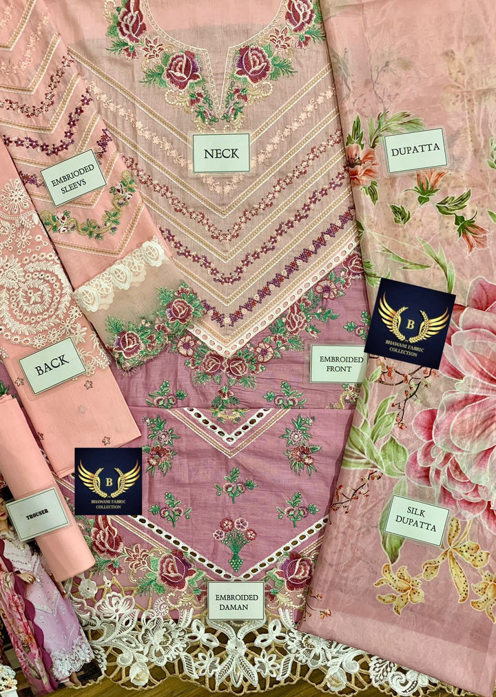 Mushq Lawn Suit-Lawn Suits-Replica Zone
