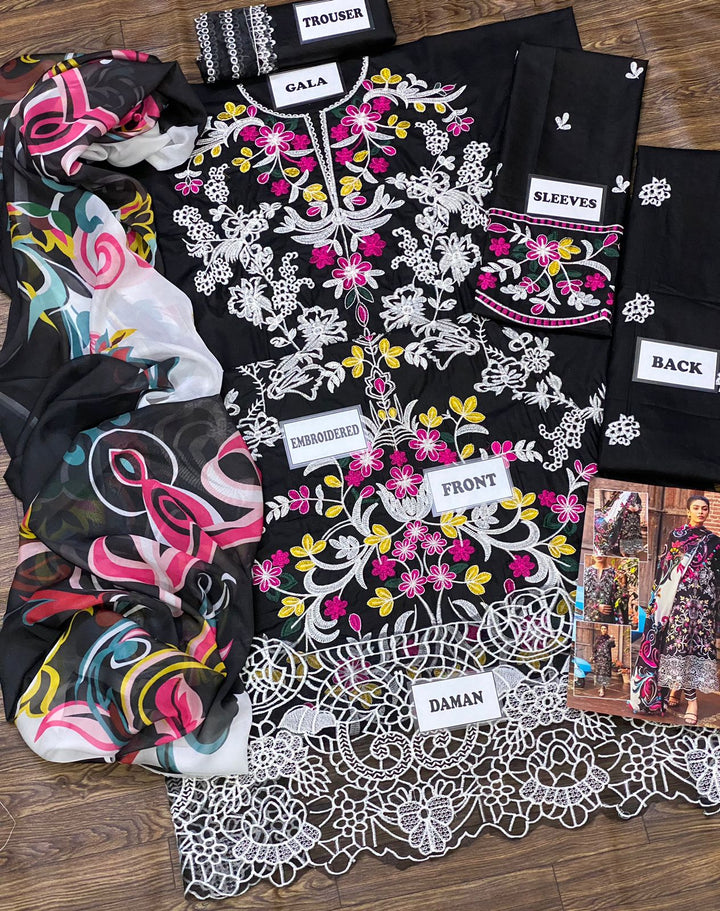 Mushq Lawn Suit-Lawn Suits-Replica Zone