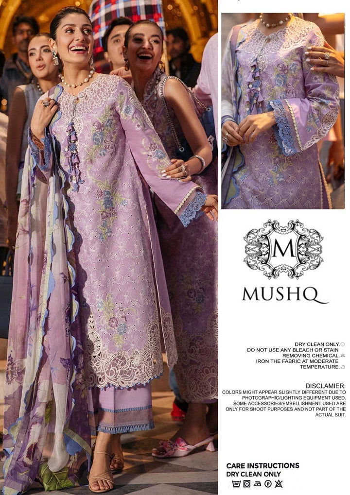 Mushq Lawn Suit-Lawn Suits-Replica Zone