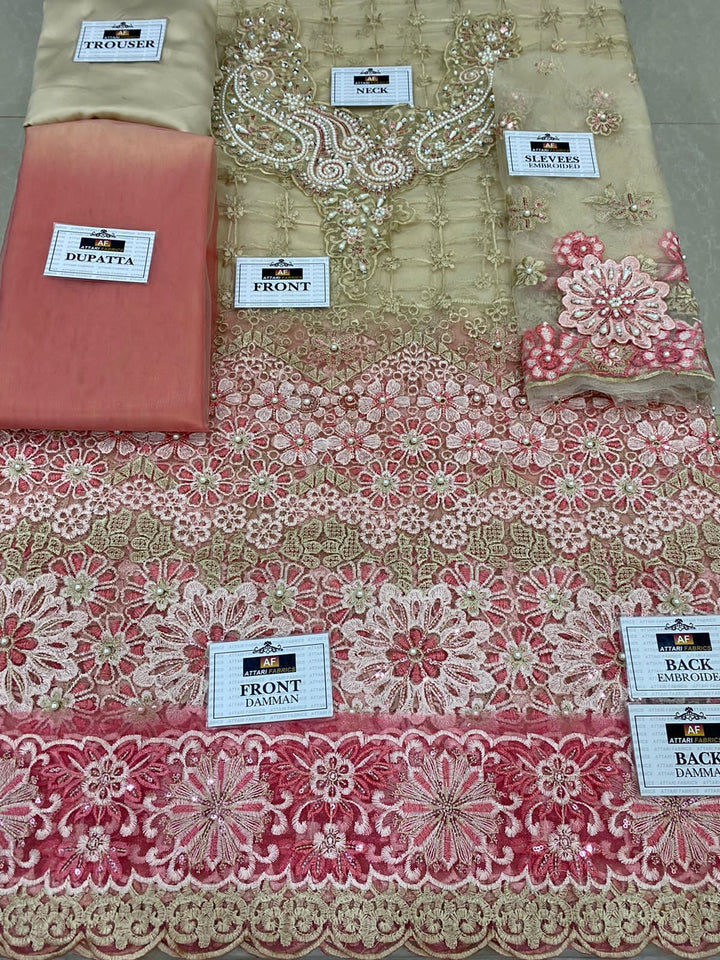 Mushq Net Frock-Bridal Suits-Replica Zone
